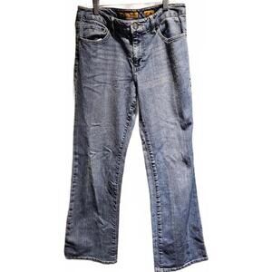 Seven7 flare jeans size 8 medium wash